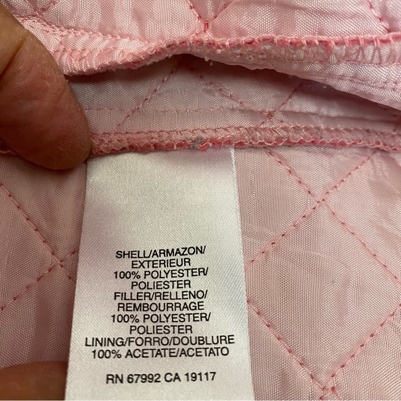 SIGRID OLSEN SPORT Mauve Pink Quilted Snap Front Jacket Size Small/Petite - Picture 6 of 7